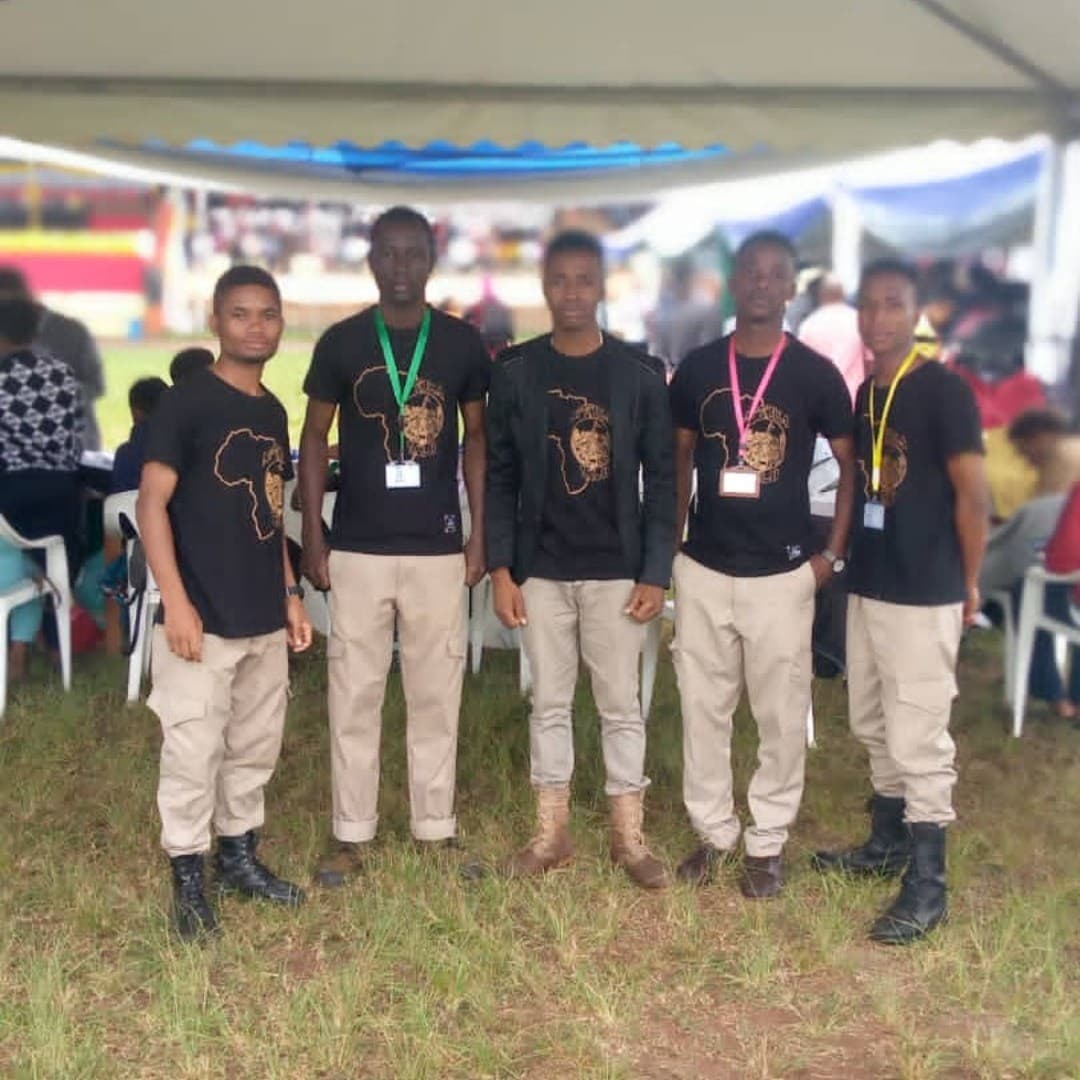 Club members at national event