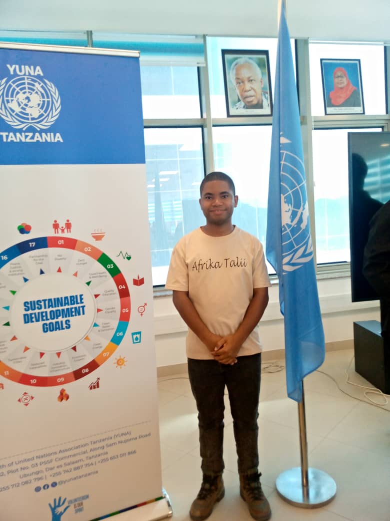 Member at YUNA Tanzania SDG event
