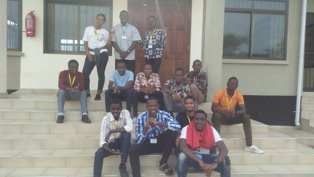 Group at conservation training facility