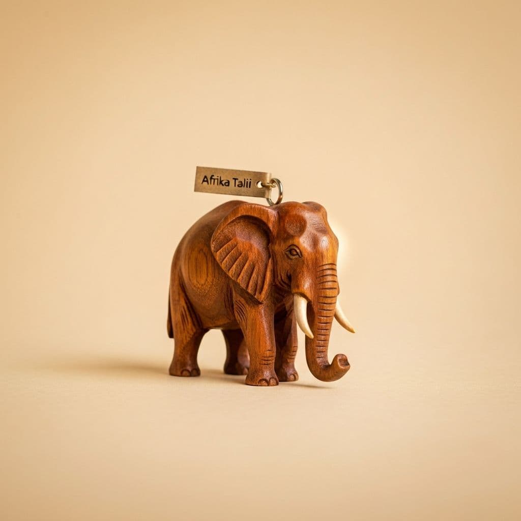 Wildlife Carved Keychain